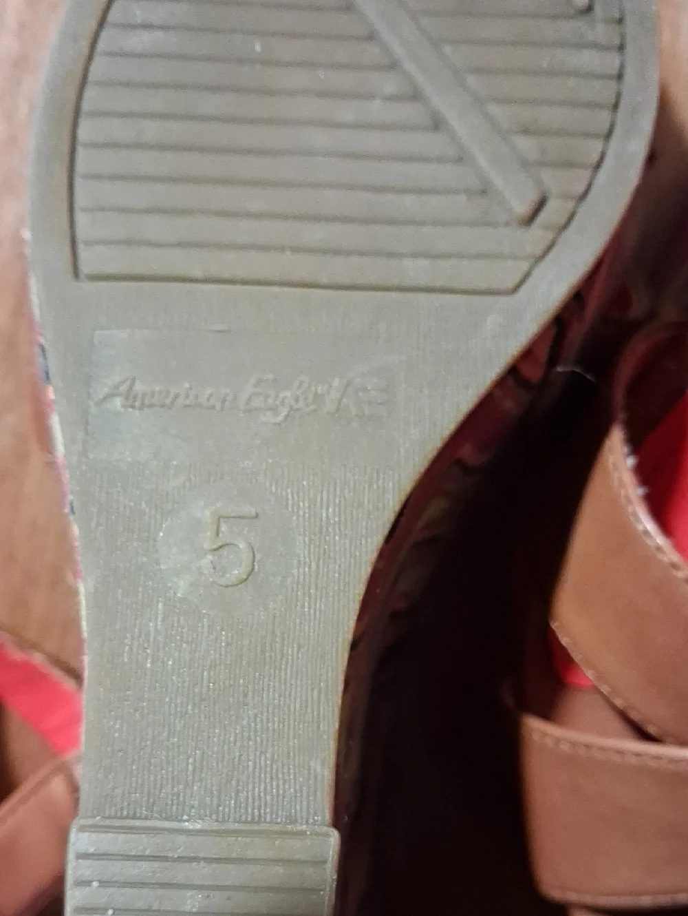 AE American Eagle Wedge Patterned Heels
